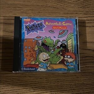 Rugrats Adventure Game CD - - Blue and Green
